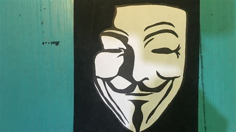 Anonymous Hacker Mask Drawing By Om And Aksaromakshararts Youtube
