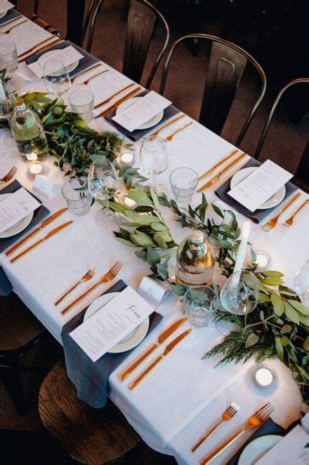Wedding Table Settings Without Plates Brides 50 Ideas For 2019