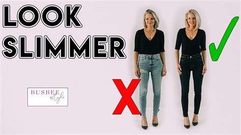 How To Instantly Look Slimmer 10 Style Tricks Youtube Fashion Tips Busbee Style Slim
