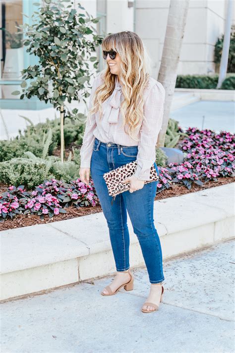 Denim Outfit Ideas Pearl Embellished Top Jeans