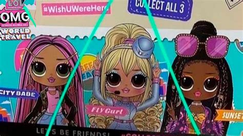 Lol Omg World Travel Dolls Sunset City Babe And Fly Gurl First