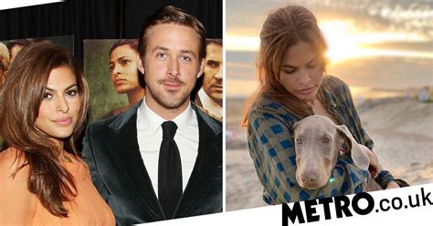 Eva Mendes And Ryan Gosling Adopt A Cute Rescue Dog Metro News