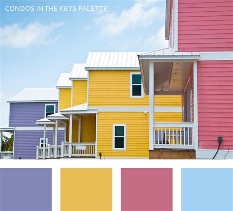 However, to really nail this trend, opt for a warm, creamy white. 10 Color Palettes Inspired By The Beauty Of Florida | Exterior house color, Key west colors ...