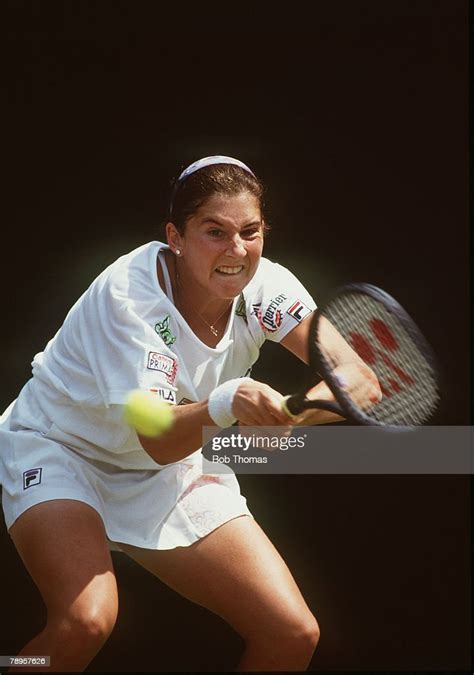 sport tennis 1992 wimbledon lawn tennis championships monica news photo getty images