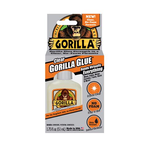 Clear Gorilla Glue 175oz Pegamentos Y Cintas Adhesivas