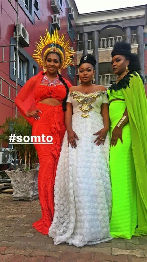 Ruth Kadiri Lilian Esoro And Chioma Akpotha Turn Goddesses In Colorful