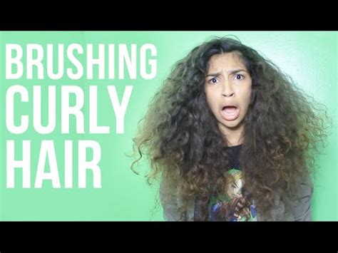 61 best curly hair free brush downloads from the brusheezy community. How To Brush Curly Hair - YouTube