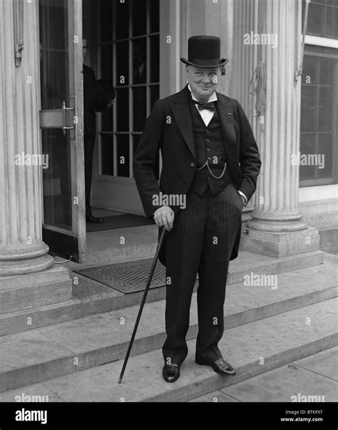 Winston Churchill 1874 1965 Shortly After His Conservative Party