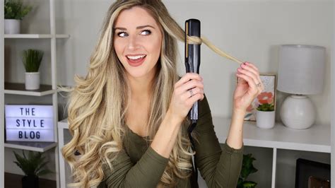 How To Curl Your Hair With A Straightener Updated Youtube