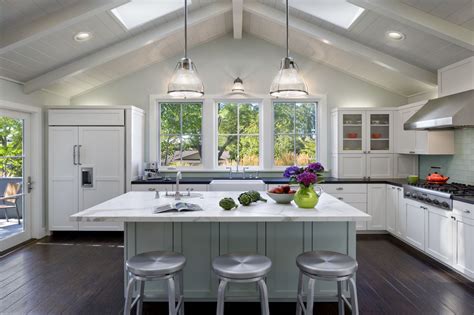 20 Kitchen Lighting Ideas For Vaulted Ceilings Pimphomee