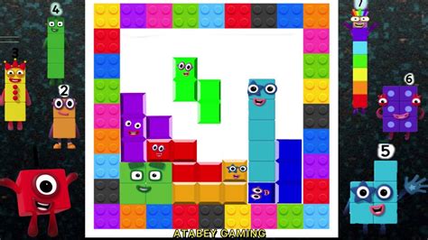 Tetris Numberblock And Tetris With Animation For Blocks Youtube