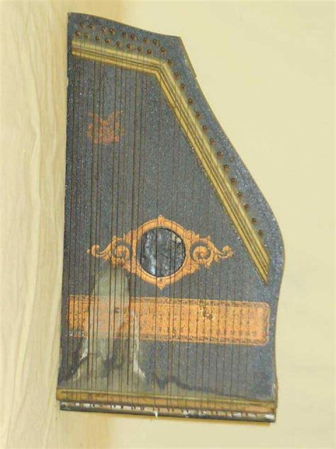 Antique Lyrette Harp Zither