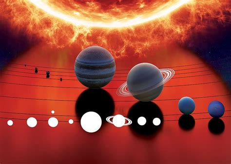 Solar System Illustration Solar System Space Planet The Sun