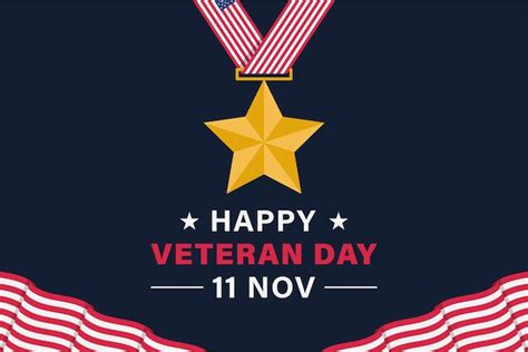 Premium Vector Veteran Day Vector Background Banner Poster