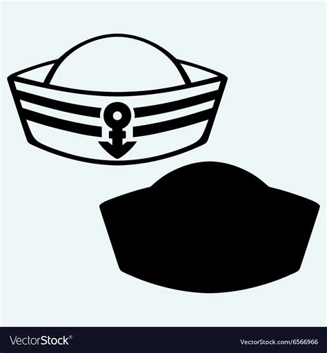 Sailor Cap Royalty Free Vector Image Vectorstock