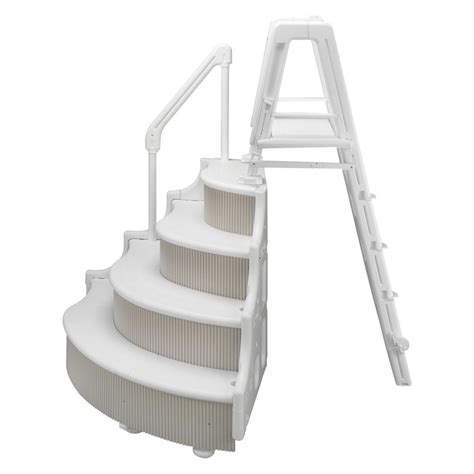Redesigned with a first step ballast container makes installation in the spring and removal in the fall a snap. GRAND ENTRANCE STEPS & OUTSIDE LADDER FOR ABOVE GROUND ...