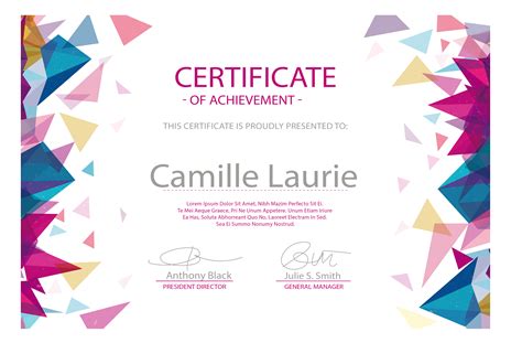Certificate Png Images Transparent Free Download