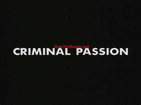 Criminal Passion 1994 Joan Severance Tony Denison John Allen Nelson