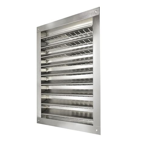 Shop Master Flow 24 In X 30 In Mill Rectangle Aluminum Gable Vent At
