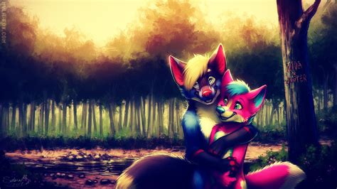 Home page top wallpapers girls landscapes abstract and graphics fantasy creativeworld animals seasons flowers city and architecture holidays carshouse and comfort food & drink movies texture cartoons computer games minimalismlove and romance. Furry Couple Anime Art, Full HD Wallpaper