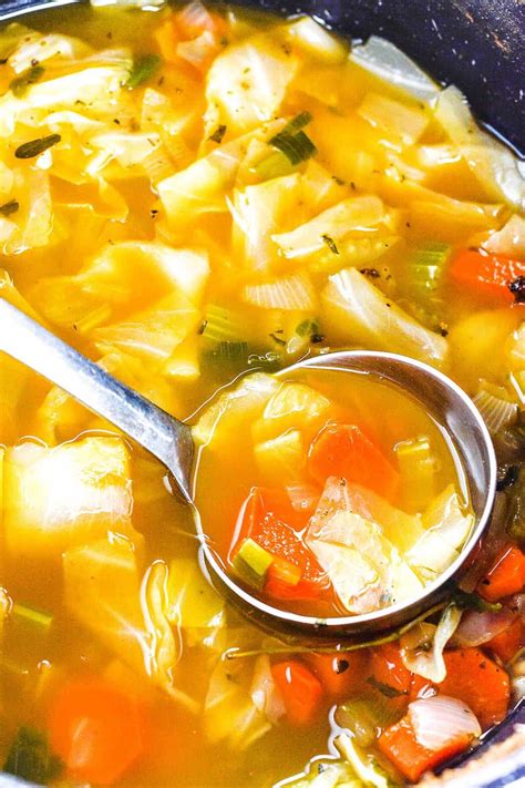 I always say it, but soup is hands down my favorite thing to make. Cabbage Soup Detox (Vegan, Gluten-Free) | Healthy soup ...