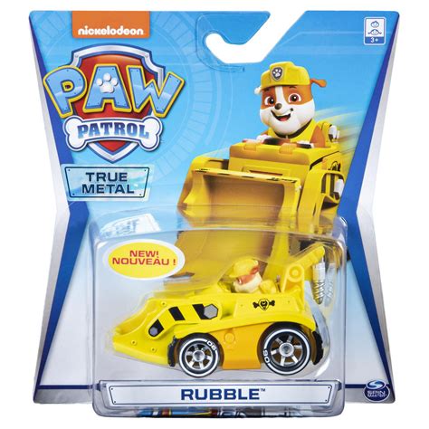 Paw Patrol True Metal Rubble Collectible Die Cast Vehicle Classic