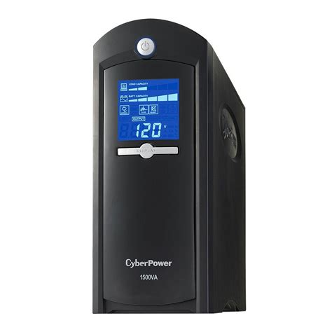 Cyberpower 1500va 8 Outlet Ups Battery Backup With Lcd Display Lx1500g