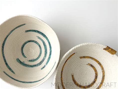 Rope Bowls My Newest Obsession — Modern Handcraft Handcraft Sewing