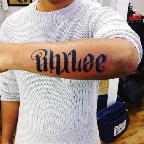 40 Ambigram Tattoos For Men Word Art Designs