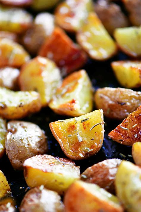 Bake the potatoes for approximately 1 to 1 1/2 hours, depending on size, rotating the sheets every 30 minutes so they bake evenly. Oven Roasted Potatoes - The Gunny Sack