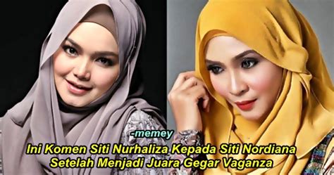 Gv musim terdahulu pernah disertai naqiu boboy (juara. Ini Komen Siti Nurhaliza Kepada Siti Nordiana Setelah ...