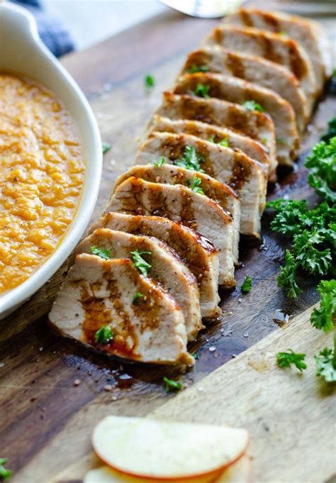 For fresh chicken tenders, cook on manual high for 3 minutes followed by a 6 minute npr. Instant Pot Pork Tenderloin with Sweet Potato Apple Mash # ...