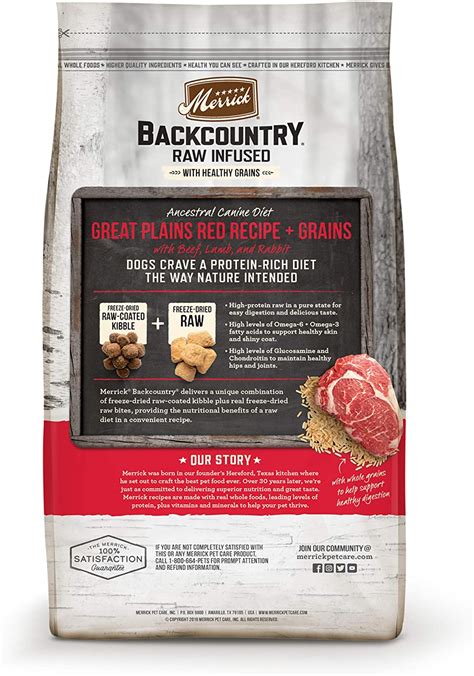 Merrick Backcountry Raw Infused Great Plains Red Recipe With Healthy G