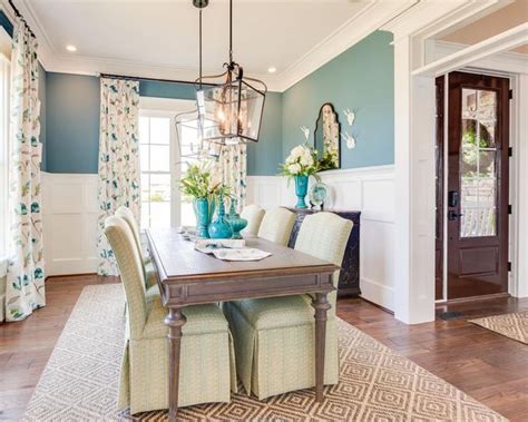 Weldenfield And Rowe Custom Homes Turquoise Dining Room Dining Room
