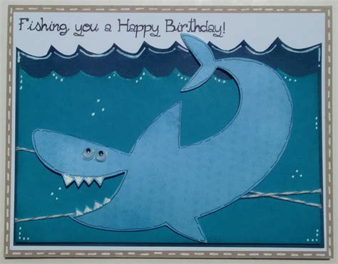 Check spelling or type a new query. Shark Birthday Card | My 3 E Scrapbooking