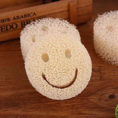 Buy 5pcs Smiley Cleaning Sponge Kitchen Clean Sponge Dishwashing Sponge Brush