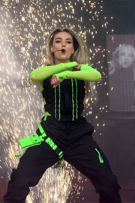 little mix s perrie edwards burned by pyrotechnic in radio 1 big weekend fail daily star