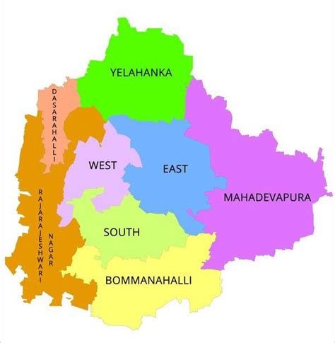 Bbmp Ward Map Bangalore Bbmp Ward Map Karnataka India