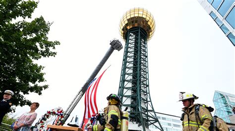 First Responders Climb Sunsphere Stairs In Memory Of Firefighters