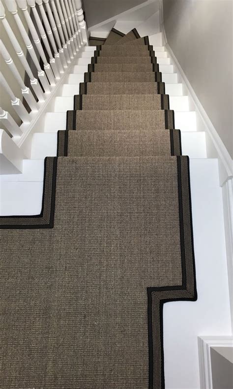 Maybe they've heard it can be slippery over time on stairs, that the fibers loosen and ruin dark socks, that sisal stains easily, that these types of natural fibers have a bit of an odd organic smell to them?. Pin on Sisal Carpet Taped Stair Runner