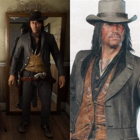 Rdr2 Outfits For John Rdr2 Glitch Dresses Arthur As John From Red