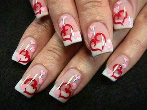 20 Cute Heart Nails Art For Your Valentines Day With Images Nail