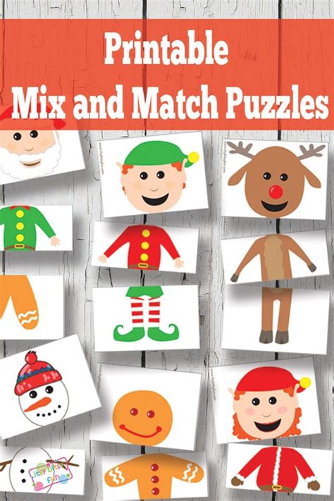 Christmas Puzzles For Kids Free Printable