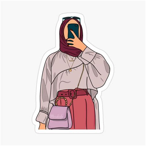 Line Creators Stickers Hijab Girl Animated Example With  Animation
