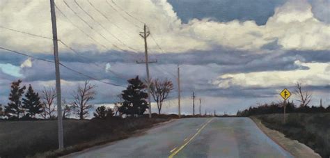 Two Paintings Of Roads David Marshak