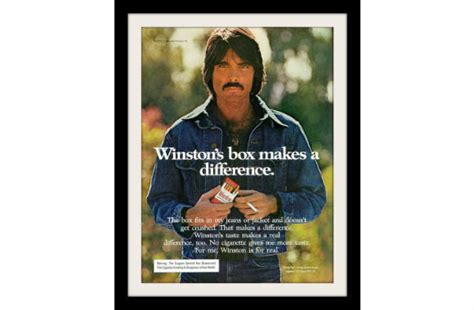 Winston Cigarettes Ad Vintage Advertisement Print
