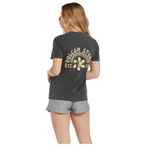 Volcom Free Delivery Womens Lock It Up Tee T Shirt Glamor Model