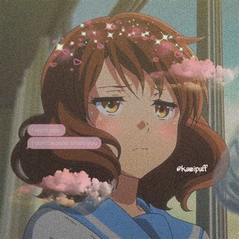 Sad Anime Pfp Brown Hair Kyoani  Tumblr If You Like The Video