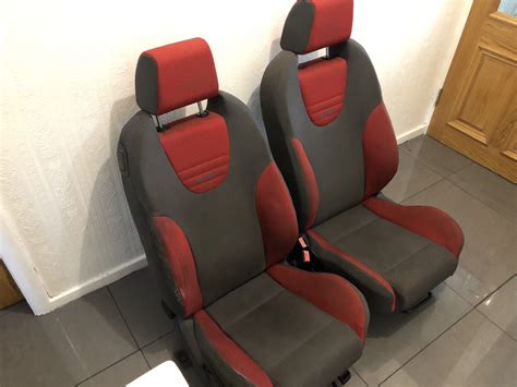FORD FOCUS ST RECARO SEATS MK2 COMPLETE SET SEE PICTURES EBay