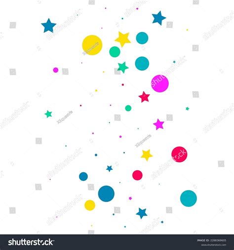Falling Constellation Celebrate Vector White Background Stock Vector